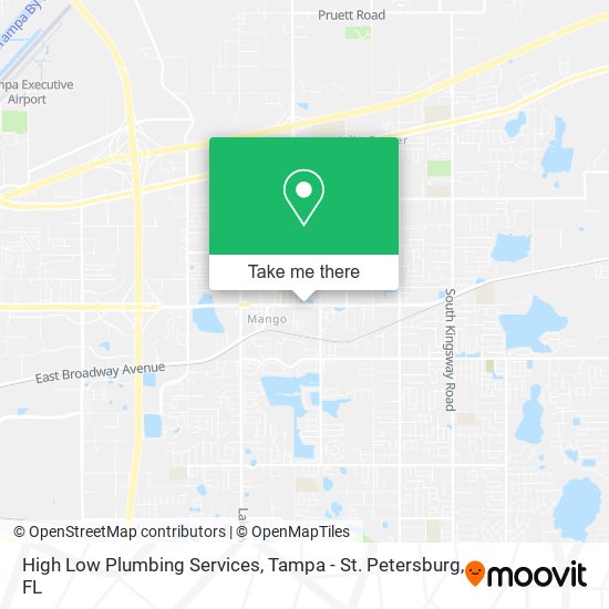High Low Plumbing Services map