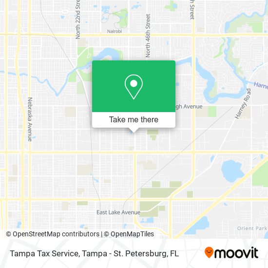 Tampa Tax Service map