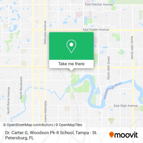 Dr. Carter G. Woodson Pk-8 School map