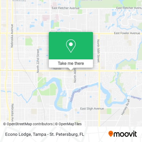 Econo Lodge map
