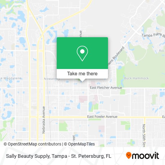 Sally Beauty Supply map