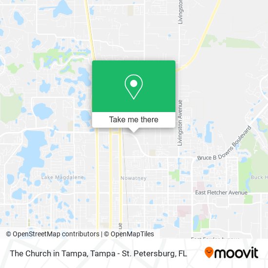 The Church in Tampa map