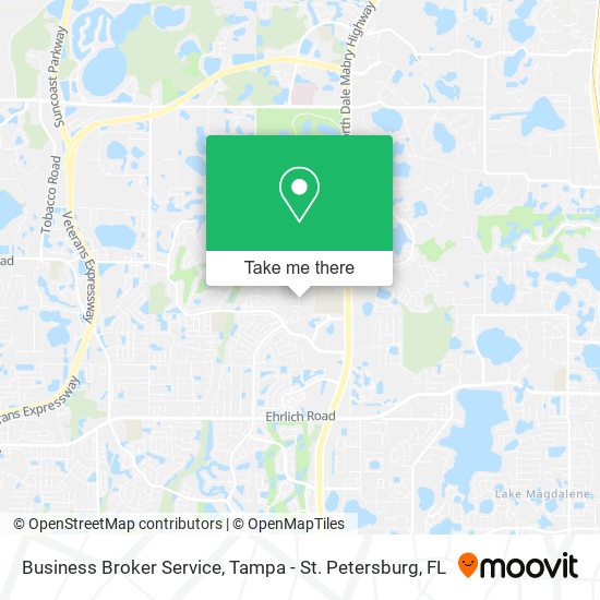 Business Broker Service map