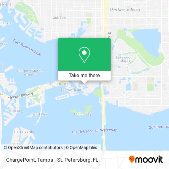 Mapa de ChargePoint