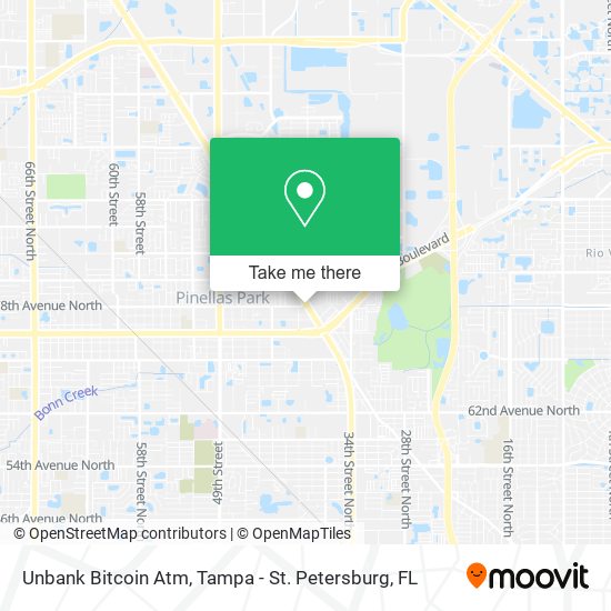 Unbank Bitcoin Atm map