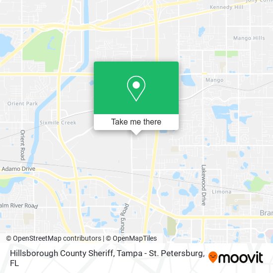 Hillsborough County Sheriff map