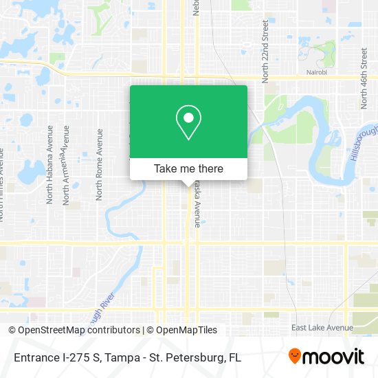 Entrance I-275 S map
