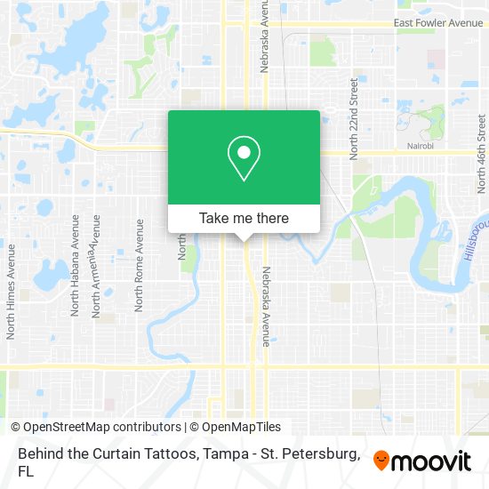 Mapa de Behind the Curtain Tattoos