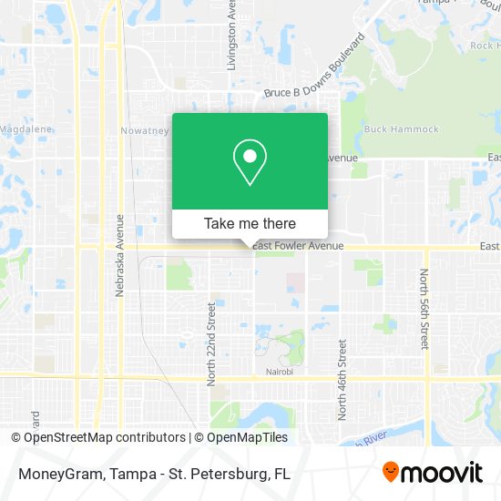 Mapa de MoneyGram