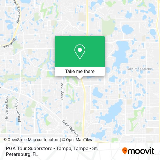 Mapa de PGA Tour Superstore - Tampa