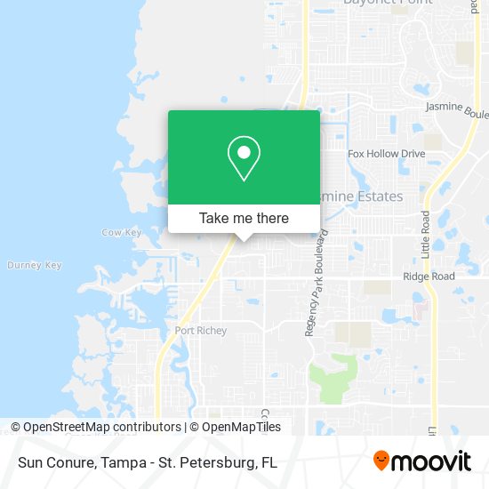 Sun Conure map