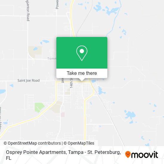 Mapa de Osprey Pointe Apartments