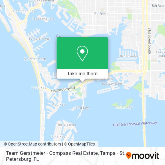 Team Gerstmeier - Compass Real Estate map