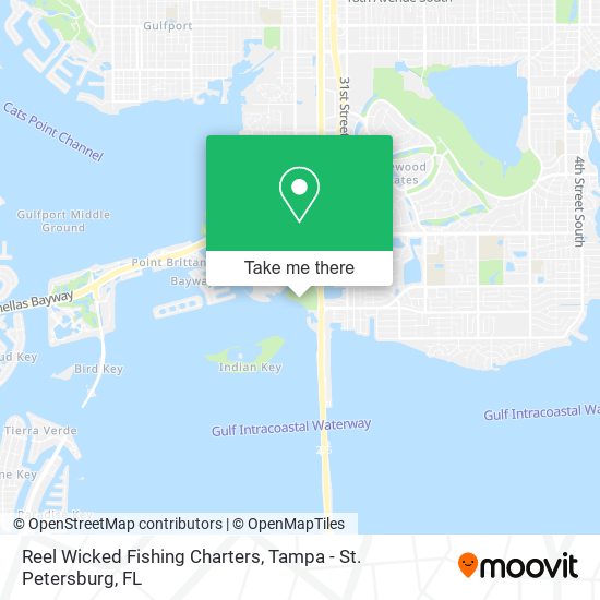 Reel Wicked Fishing Charters map