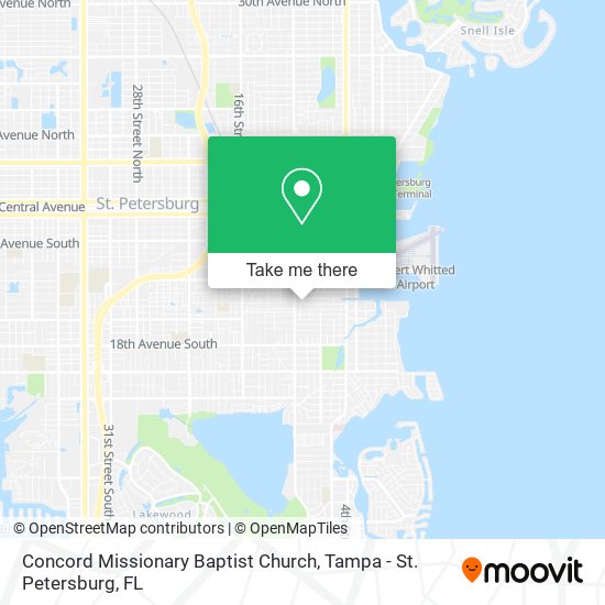 Mapa de Concord Missionary Baptist Church