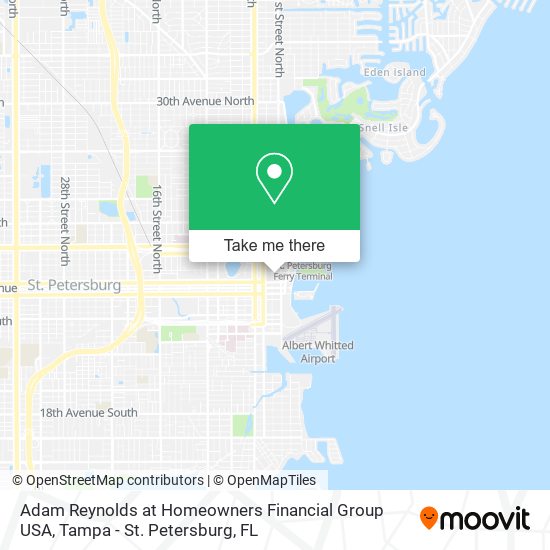 Adam Reynolds at Homeowners Financial Group USA map