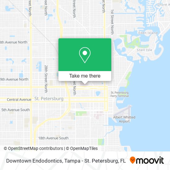 Downtown Endodontics map