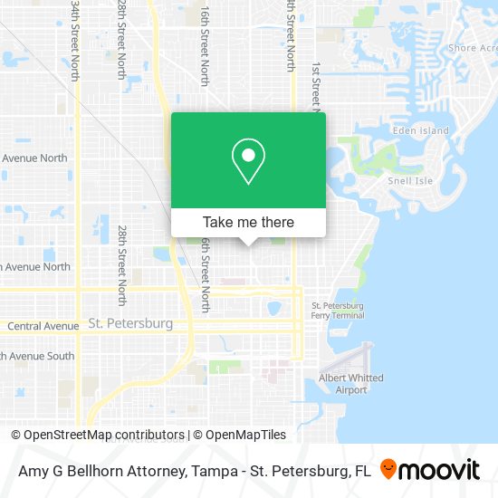 Amy G Bellhorn Attorney map