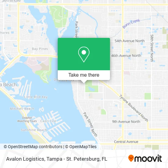 Avalon Logistics map