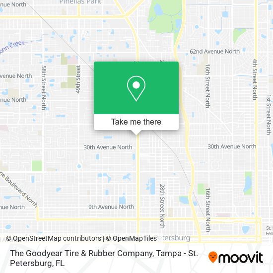 The Goodyear Tire & Rubber Company map