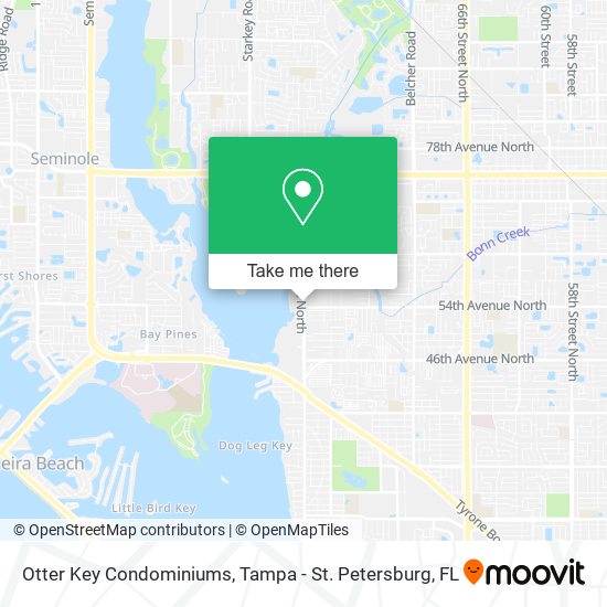 Otter Key Condominiums map