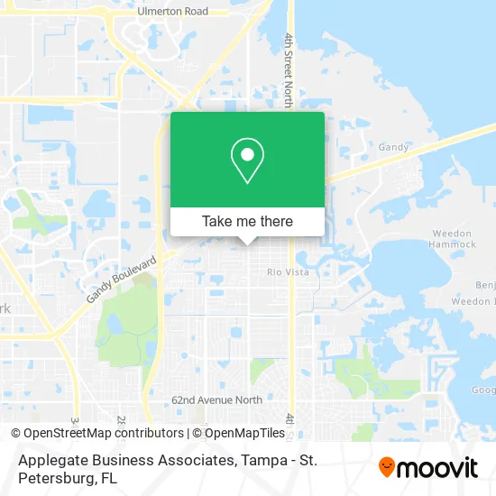Applegate Business Associates map
