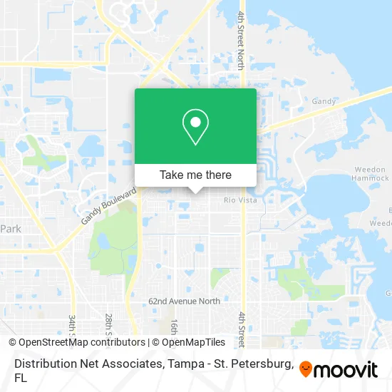 Distribution Net Associates map