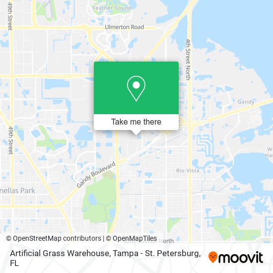 Artificial Grass Warehouse map