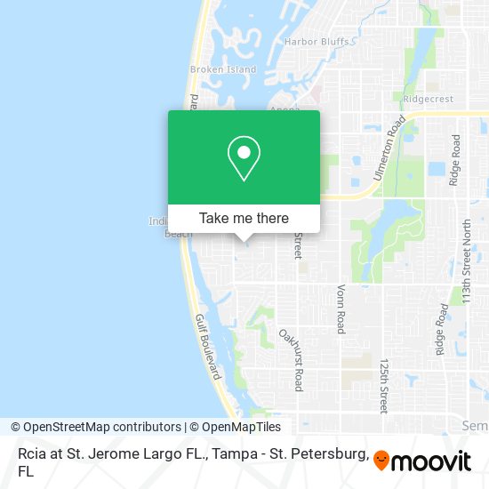 Rcia at St. Jerome Largo FL. map