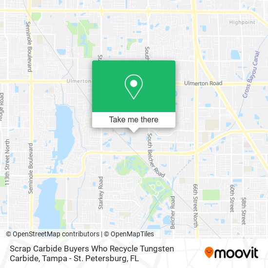 Mapa de Scrap Carbide Buyers Who Recycle Tungsten Carbide