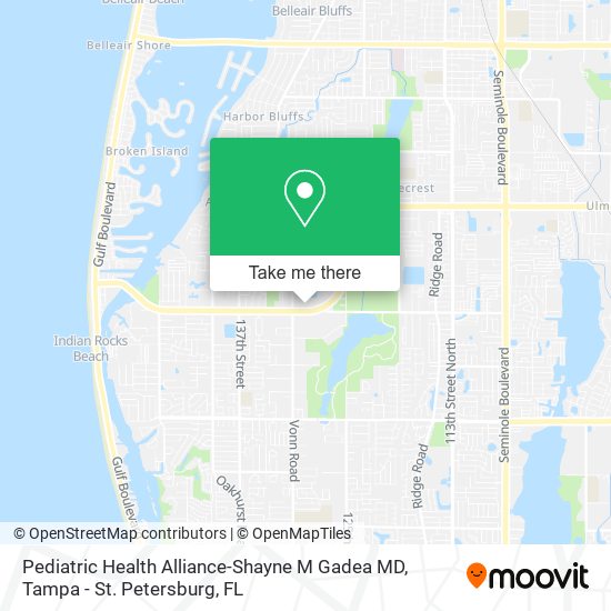 Pediatric Health Alliance-Shayne M Gadea MD map