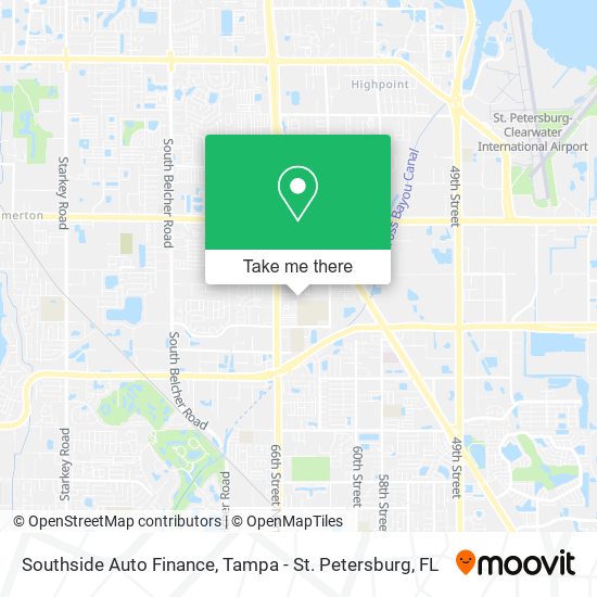Southside Auto Finance map