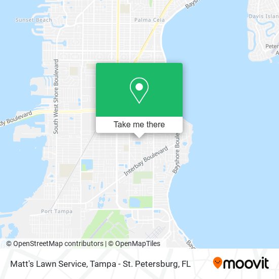 Matt's Lawn Service map