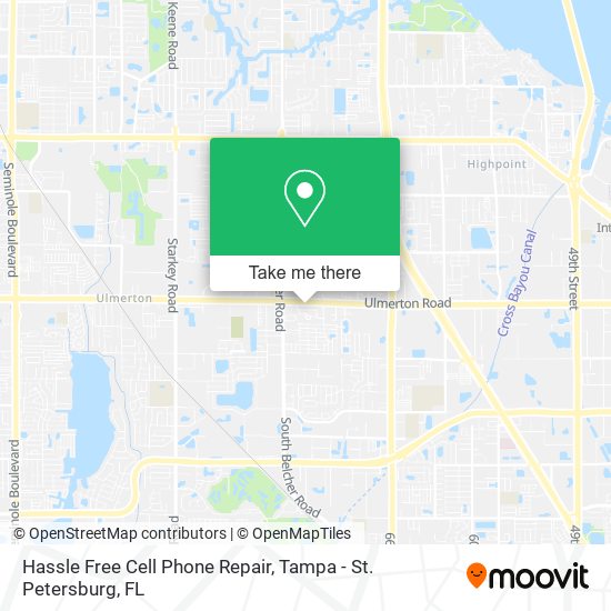 Hassle Free Cell Phone Repair map