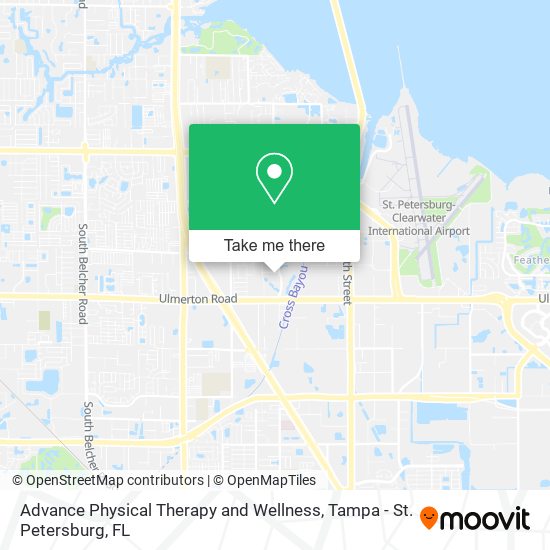 Advance Physical Therapy and Wellness map