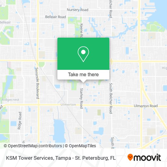 KSM Tower Services map