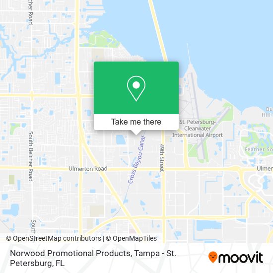 Norwood Promotional Products map