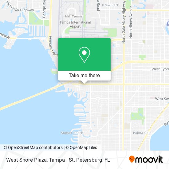 Mapa de West Shore Plaza