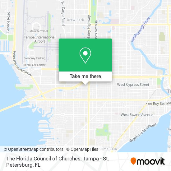 Mapa de The Florida Council of Churches