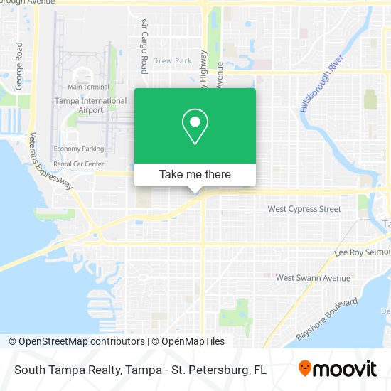 South Tampa Realty map