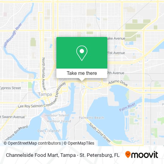 Channelside Food Mart map