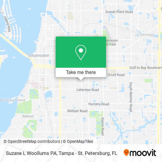 Suzane L Woollums PA map