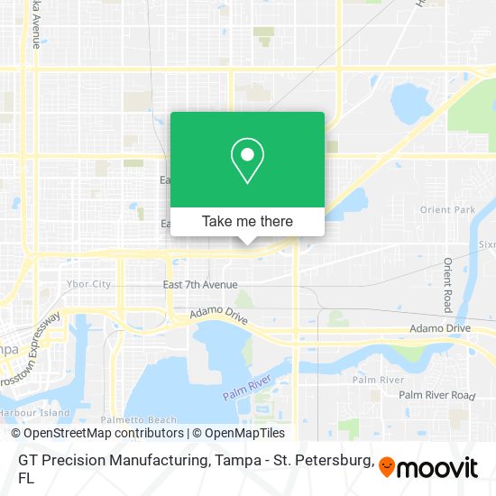 GT Precision Manufacturing map