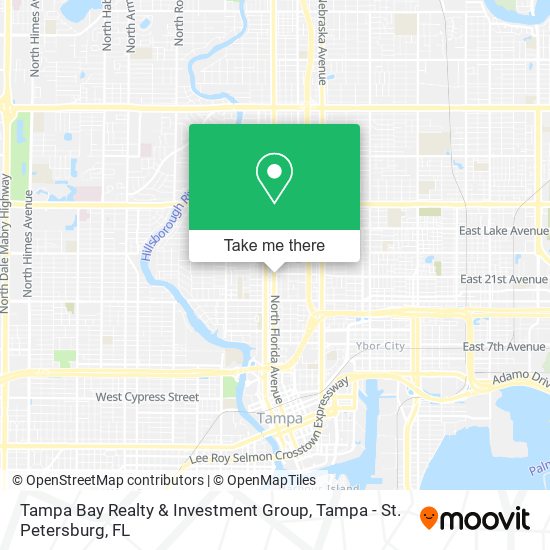 Mapa de Tampa Bay Realty & Investment Group