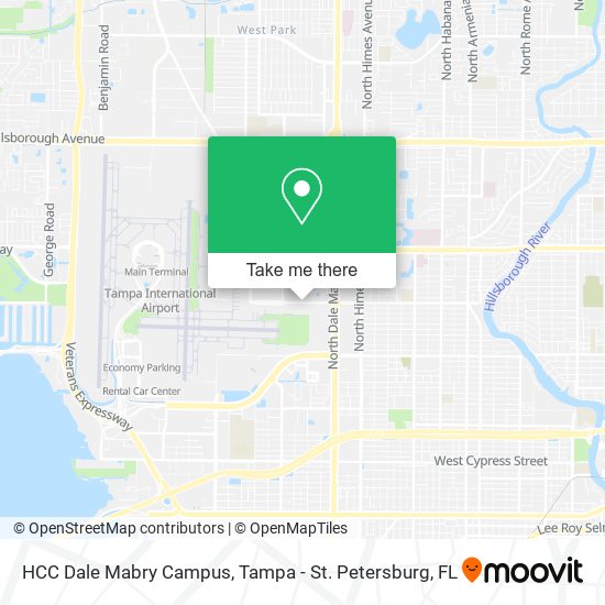 HCC Dale Mabry Campus map
