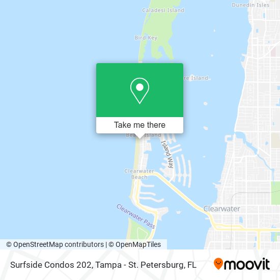 Mapa de Surfside Condos 202