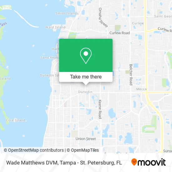 Wade Matthews DVM map