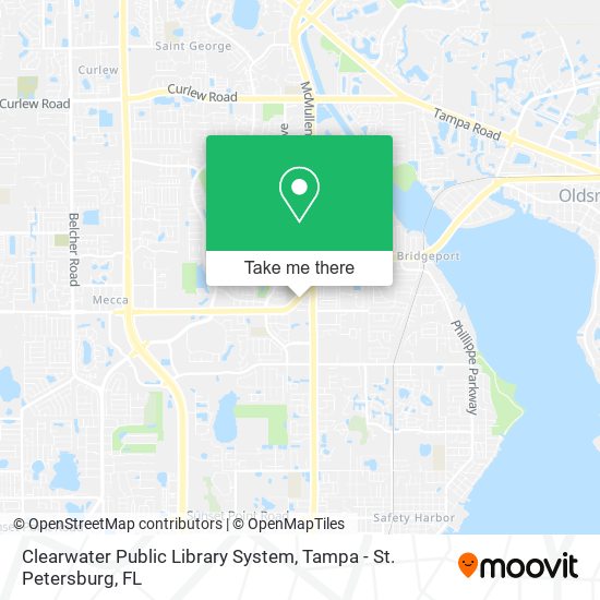 Mapa de Clearwater Public Library System