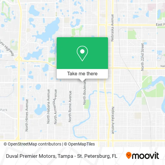 Duval Premier Motors map