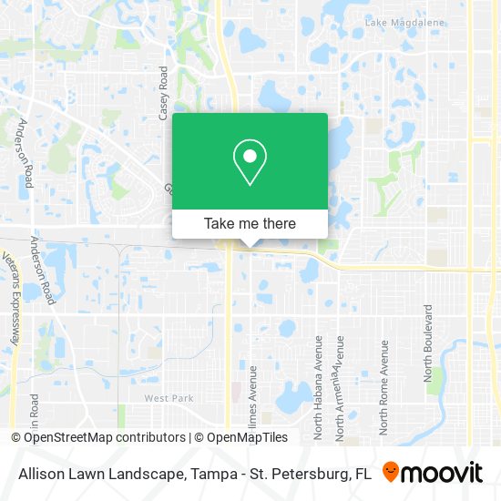 Allison Lawn Landscape map